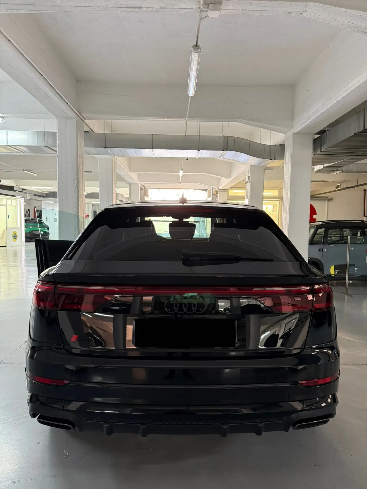 Audi Q8 2025, interior — Venice Lux Car Rental, Venice. The Audi Q8 sits in the fleet as the calm, capable option for guests who want space and…