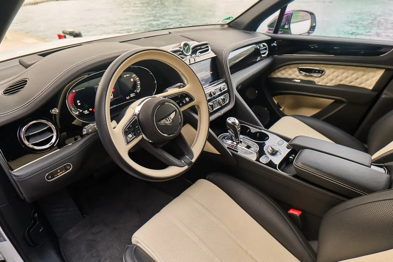 Bentley Bentayga V8-S 2024, rear view — Venice Lux Car Rental, Venice. The Bentley Bentayga V8-S carries its 550 hp with the kind of composure that defines…