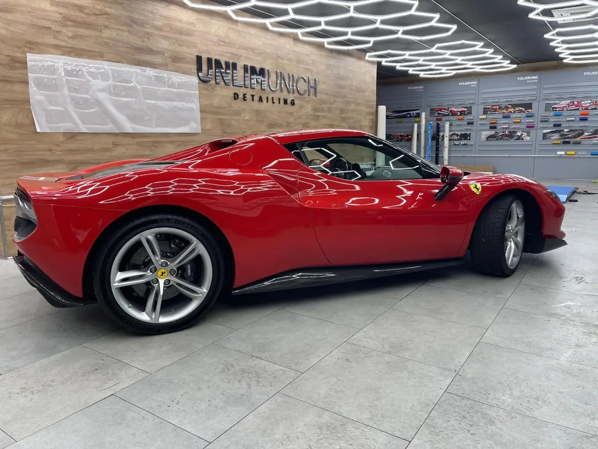 Ferrari 296 GTB 2023, interior — Venice Lux Car Rental, Venice. The Ferrari 296 GTB pairs a plug-in hybrid V6 with 830 hp, a combination that delivers…