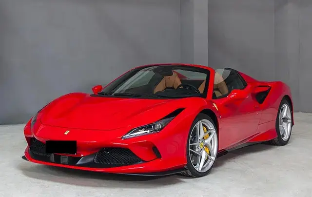 Ferrari F8 Tributo Spider Red 2023 — Venice Lux Car Rental, Venice