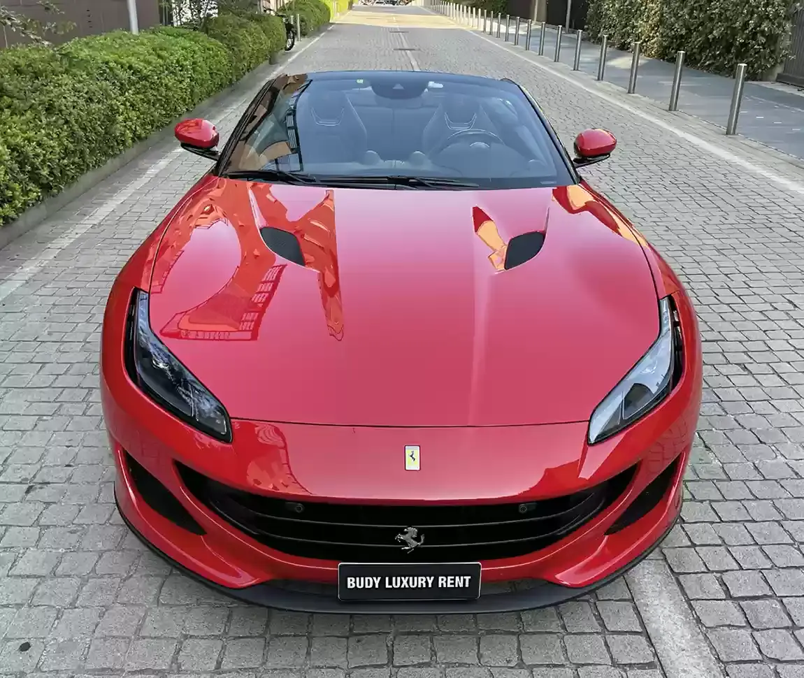 Ferrari Portofino M 2023, interior — Venice Lux Car Rental, Venice. The Ferrari Portofino M sits in an easy middle ground: 620 hp and a folding hard top,…