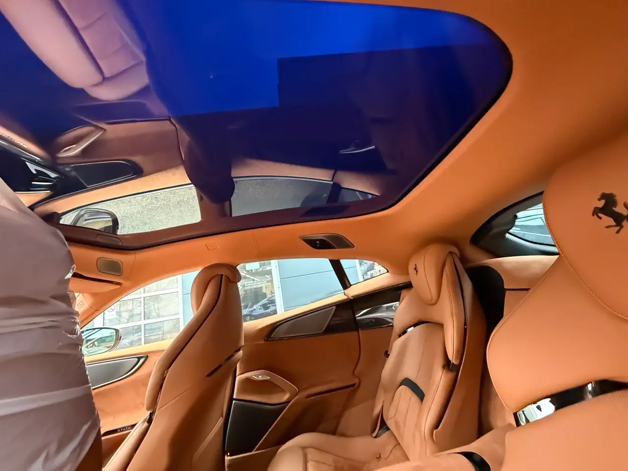Ferrari Purosangue 2024, interior — Venice Lux Car Rental, Venice. The Ferrari Purosangue brings something unusual to a supercar rental fleet: five real…