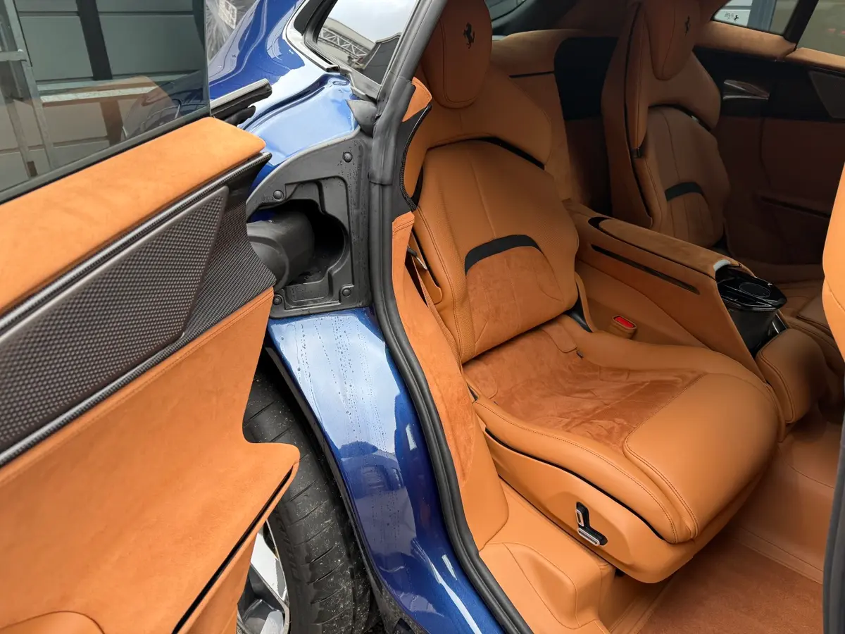 Ferrari Purosangue 2024, dashboard — Venice Lux Car Rental, Venice. The Ferrari Purosangue brings something unusual to a supercar rental fleet: five real…