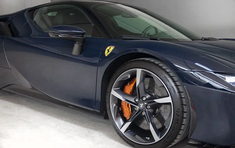 Ferrari SF90 Stradale 2025, front view — Venice Lux Car Rental, Venice. The Ferrari SF90 Stradale sits at the top of the marque's current road-legal range, and…