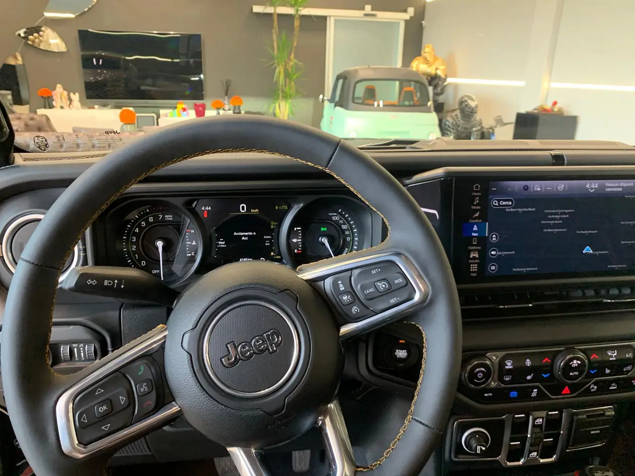 Jeep Wrangler 2025, front view — Venice Lux Car Rental, Venice. The 2025 Jeep Wrangler brings a different kind of character to the fleet: upright, boxy,…