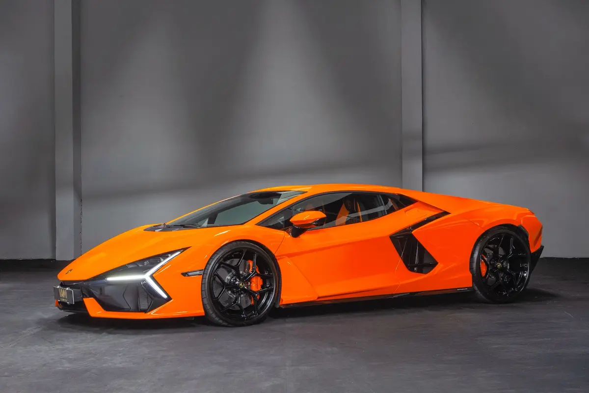 Lamborghini Revuelto 2026 — Venice Lux Car Rental, Venice. The Revuelto sits at the top of Lamborghini's current range, a two-seat supercar…