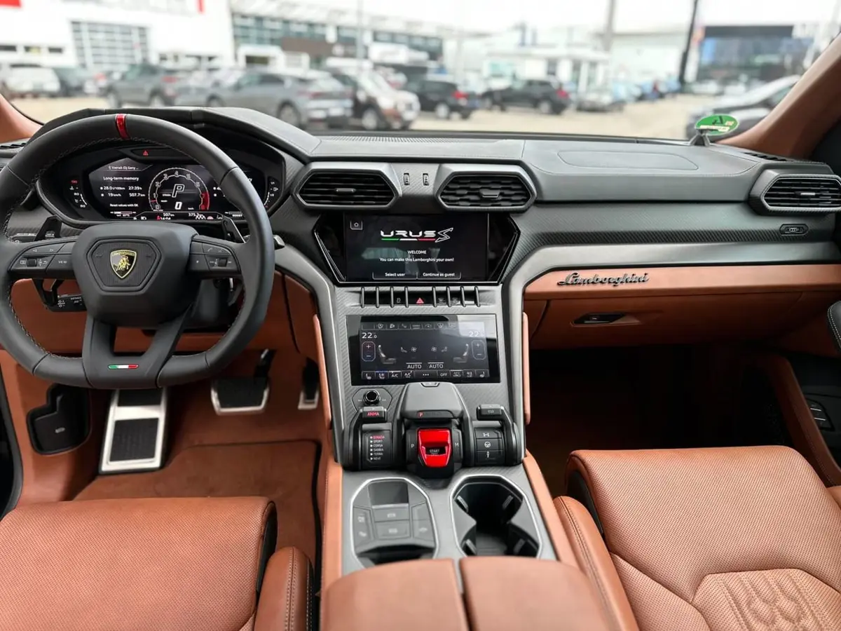 Lamborghini Urus S 2023, rear view — Venice Lux Car Rental, Venice. The Lamborghini Urus S carries its 657 hp with the kind of composure that makes five…
