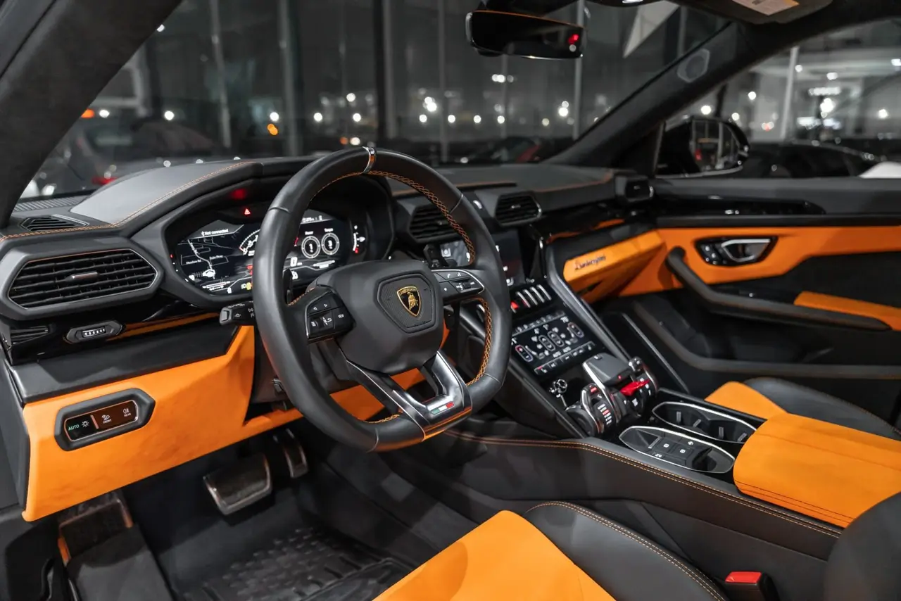 Lamborghini Urus S 2024, dashboard — Venice Lux Car Rental, Venice. The Lamborghini Urus S carries its 666 hp with the kind of composure that makes five…