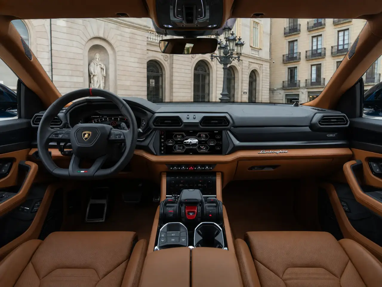 Lamborghini Urus SE 2025, dashboard — Venice Lux Car Rental, Venice. The 2025 Lamborghini Urus SE brings 800 hp and five real seats to the SUV format, which…