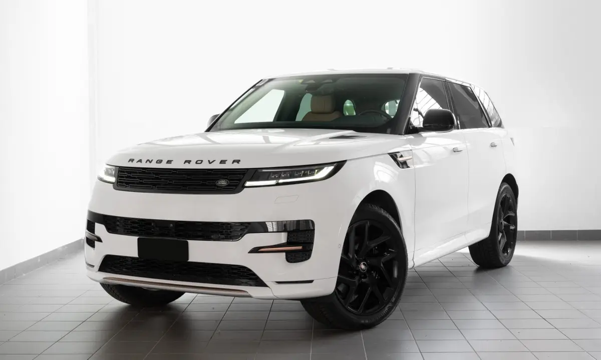 Land Rover Range Rover Sport 2025, rear view — Venice Lux Car Rental, Venice. The 2025 Range Rover Sport carries its 400 hp with the kind of composure that makes it a…