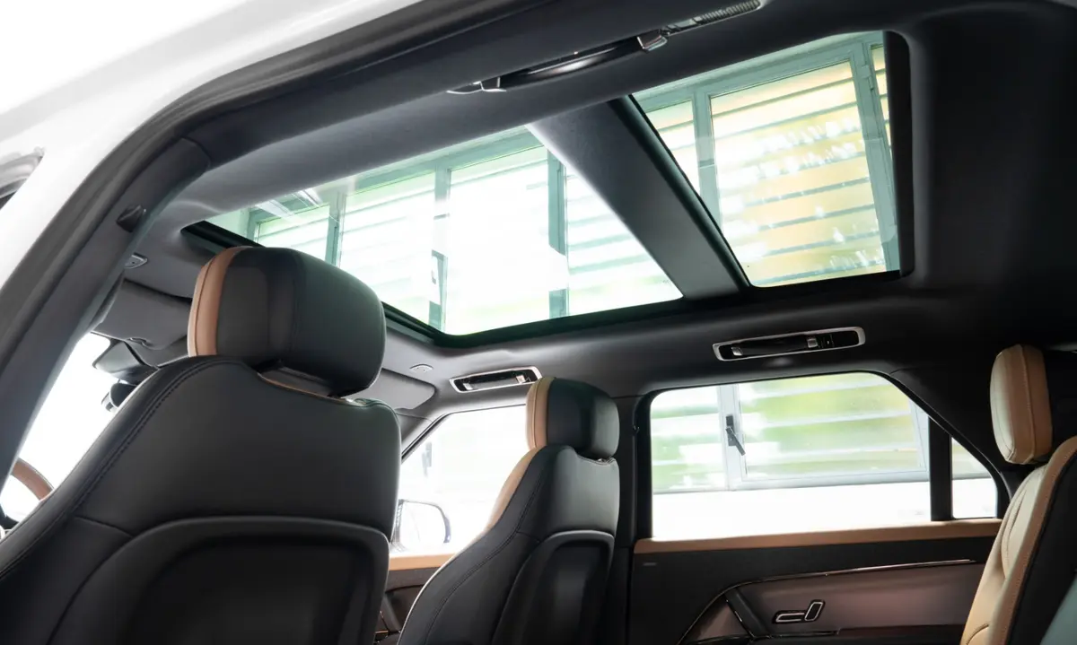 Land Rover Range Rover Sport 2025, exterior — Venice Lux Car Rental, Venice. The 2025 Range Rover Sport carries its 400 hp with the kind of composure that makes it a…