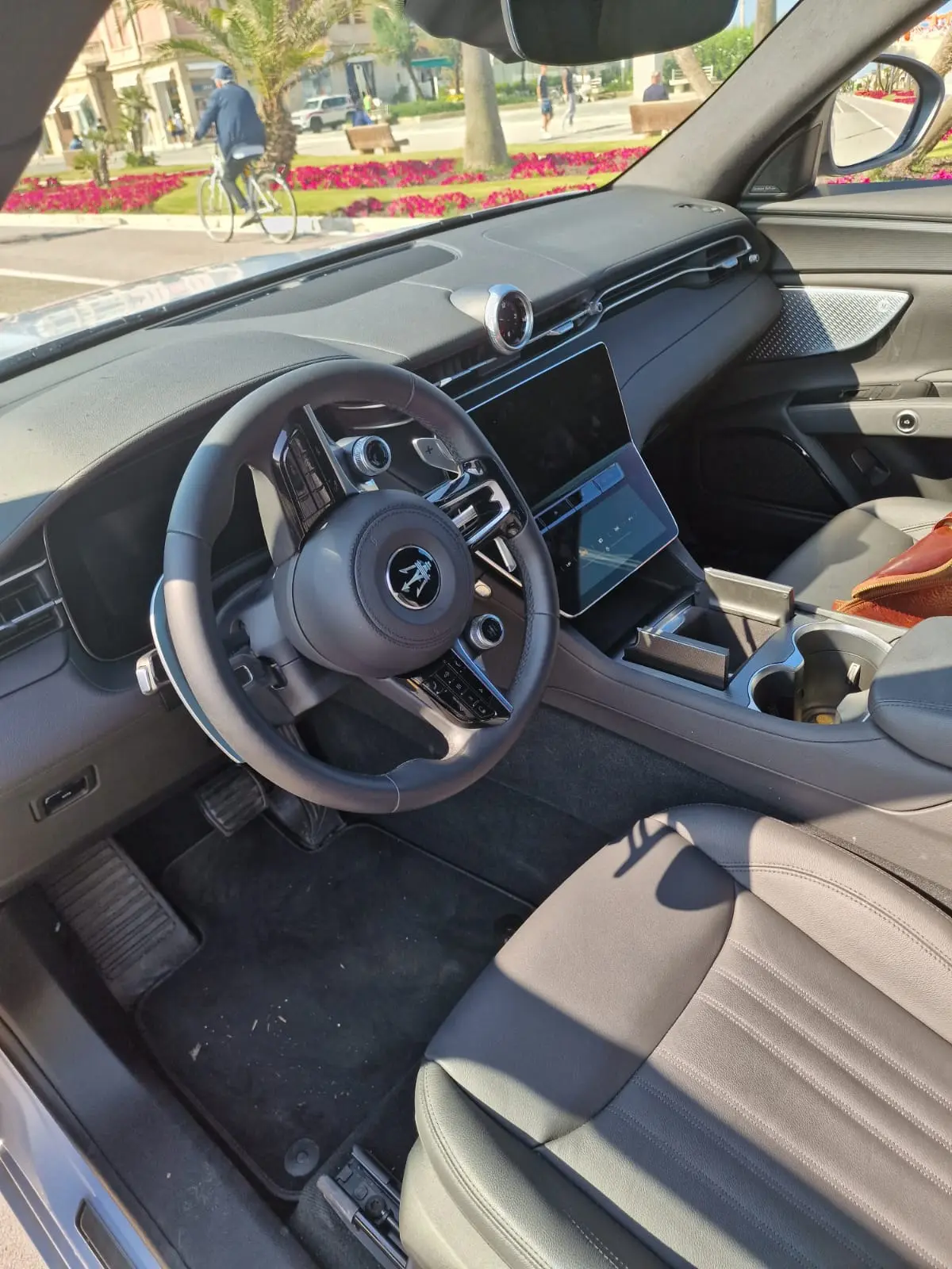Maserati Grecale GT 2025, front view — Venice Lux Car Rental, Venice. The Grecale GT sits at the practical end of Maserati's range: a five-seat SUV with 300…