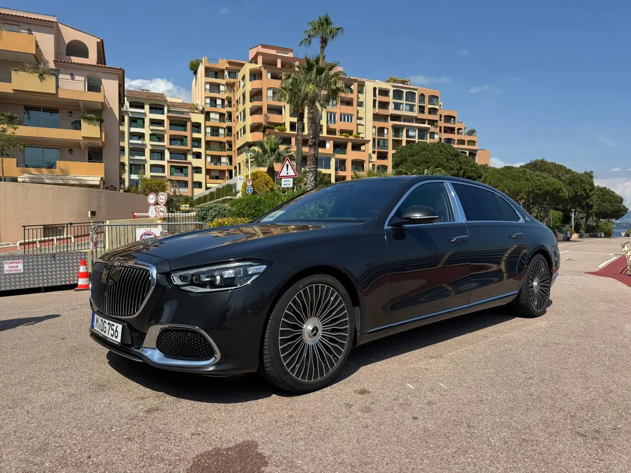 Maybach S580 2023, dashboard — Venice Lux Car Rental, Venice. The Maybach S580 is built for arriving rather than driving fast, and it shows the moment…