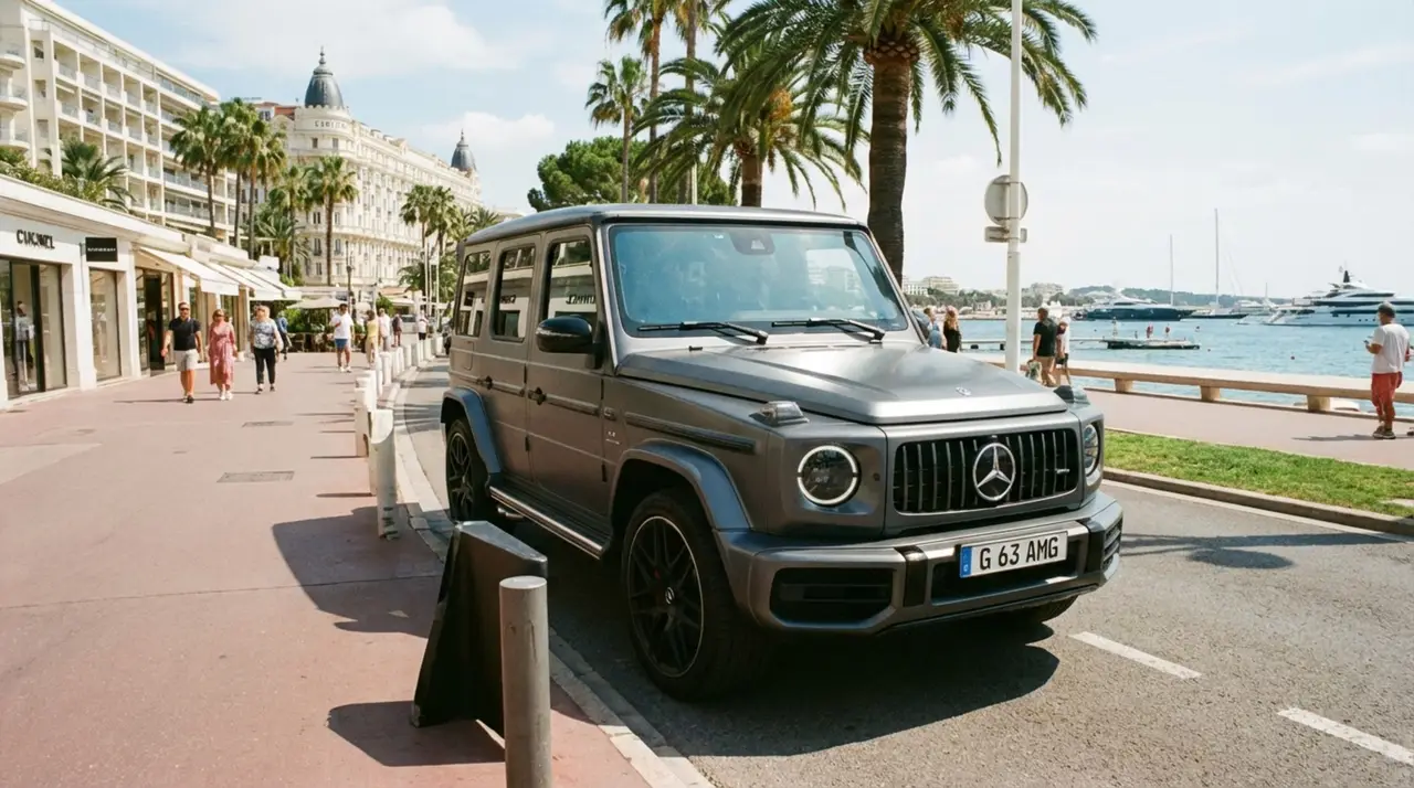 Mercedes Benz G63 2023 — Venice Lux Car Rental, Venice. The 2023 Mercedes Benz G63 keeps its slab-sided silhouette and upright stance while…
