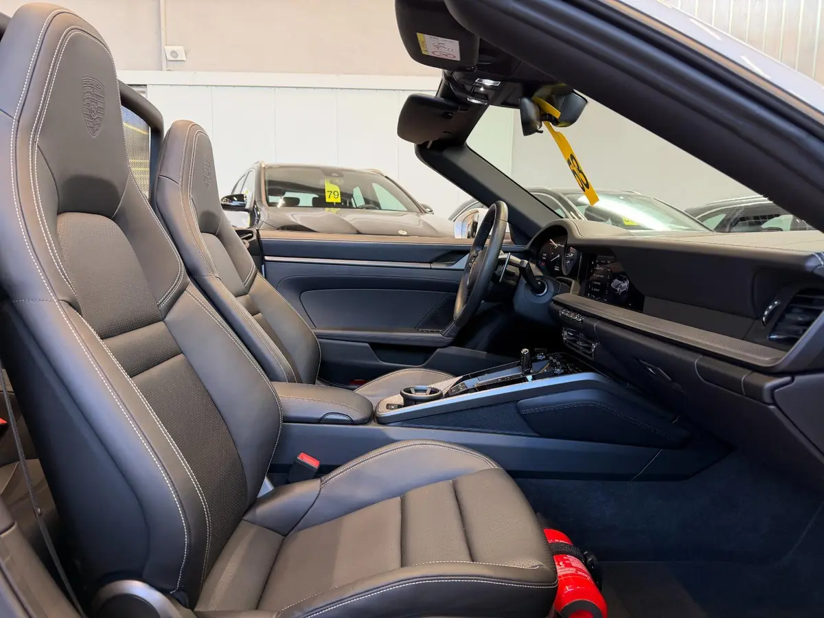 Porsche 911 Carrera S Cabrio (992) 2025, exterior — Venice Lux Car Rental, Venice. The 2025 Porsche 911 Carrera S Cabrio (992) is built for drivers who want engagement over…
