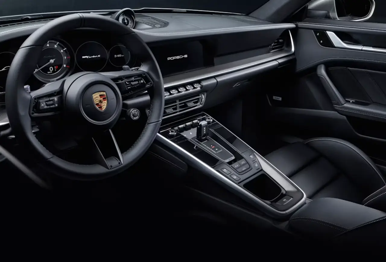 Porsche 992 Carrera 4 GTS Cabrio 2024, exterior — Venice Lux Car Rental, Venice. The Porsche 992 Carrera 4 GTS Cabrio pairs 480 hp with all-wheel drive, a combination…