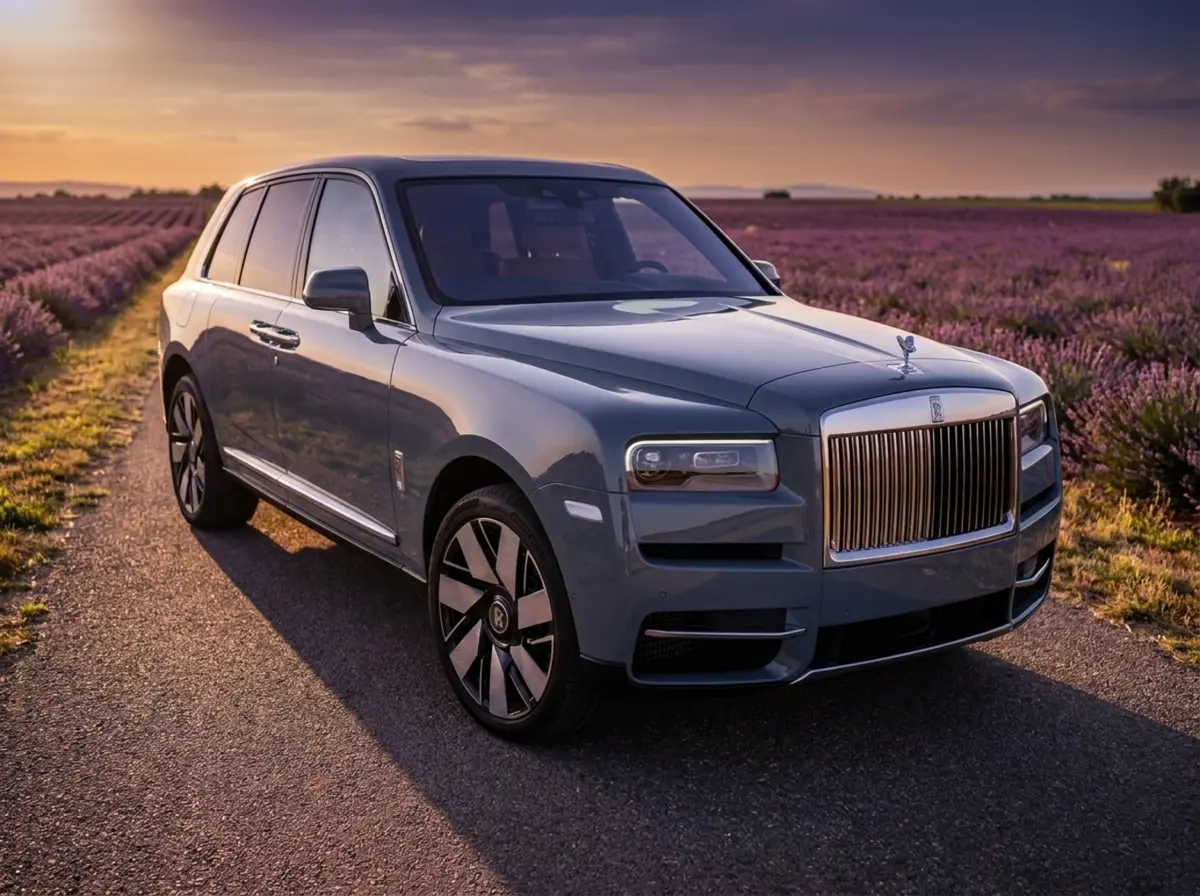Rolls-Royce Cullinan 2025 — Venice Lux Car Rental, Venice. The Rolls-Royce Cullinan carries its size with a kind of quiet confidence rather than…