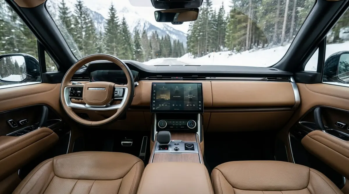 Rover Range Rover Autobiography P530 2026, interior — Venice Lux Car Rental, Venice. The Range Rover Autobiography P530 carries its 530 hp with the kind of restraint that…