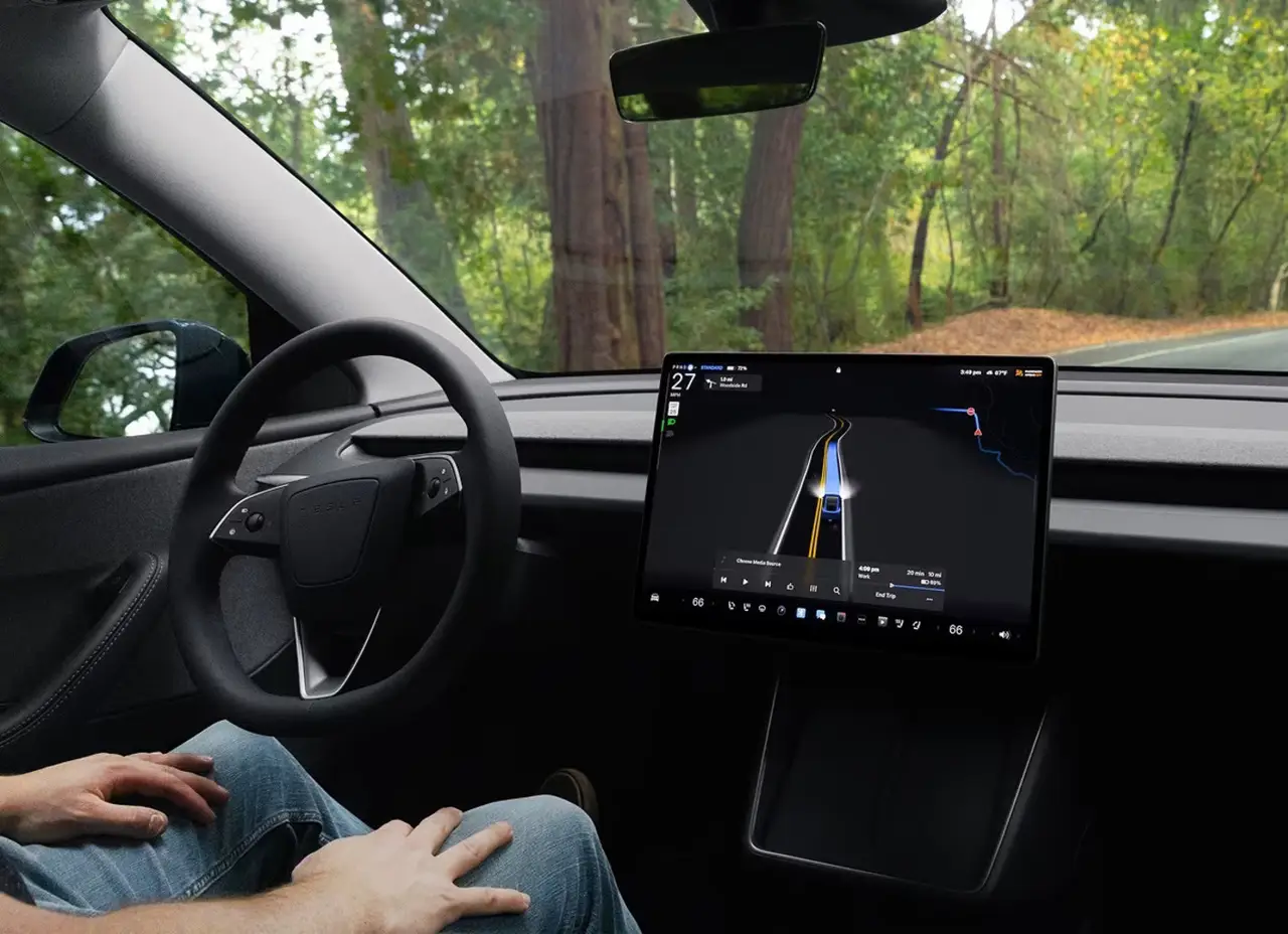 Tesla Model 3 Performance 2026, dashboard — Venice Lux Car Rental, Venice. The 2026 Tesla Model 3 Performance brings 510 hp and instant electric response to a…